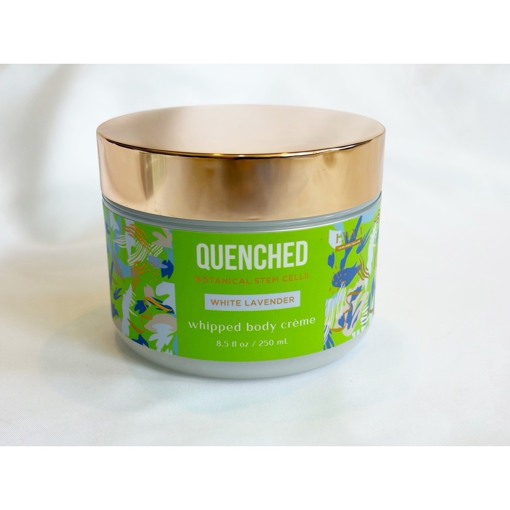 L.W.Y.A Quenched White Lavender Whipped Body Creme 8.5oz Botanical Stem Cells